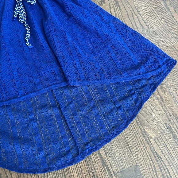 Girls Royal Blue Dress - Picture 2 of 5